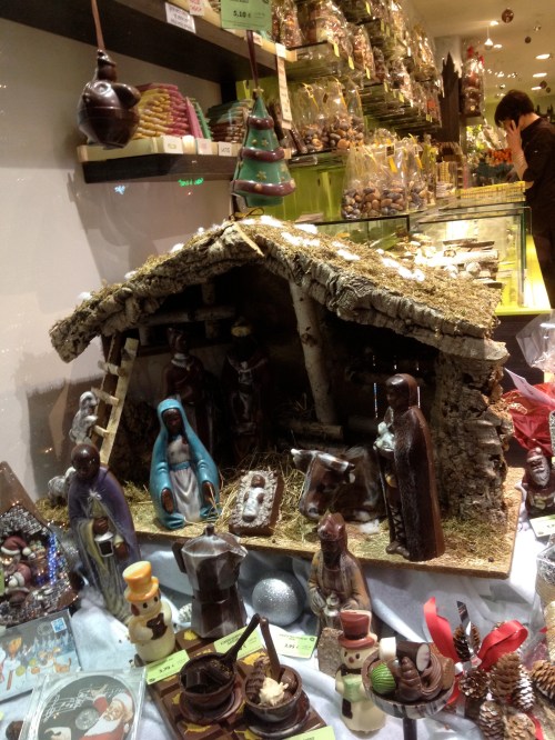 chocolate nativity scene!