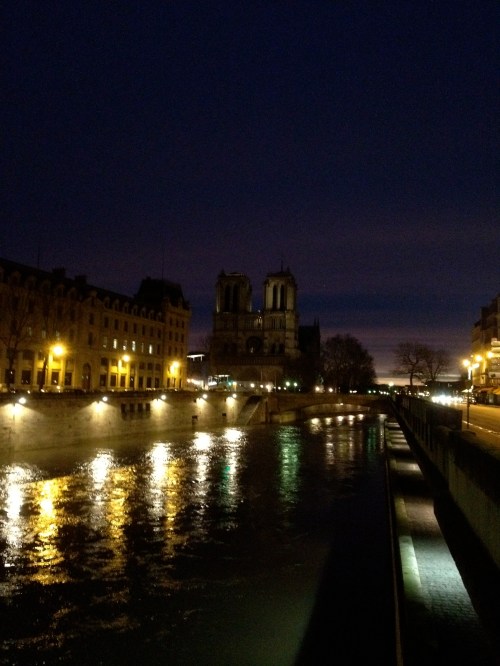 Hark!  Is that Notre Dame I see by the dawn's early light?
