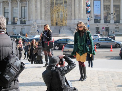 This woman was very popular with the photographers.