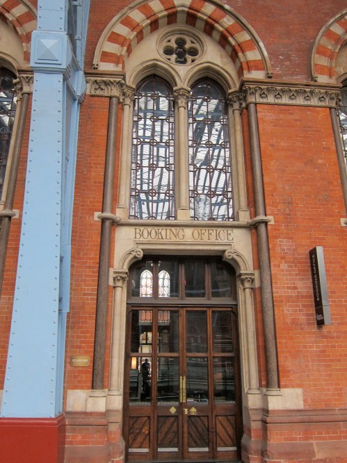 The former "booking office" is now a restaurant.