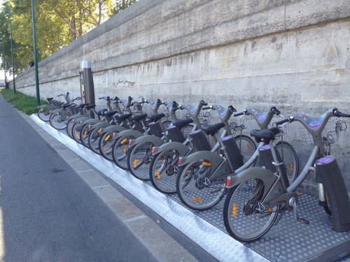 I could rent a bike and never have to venture out onto a Paris street!