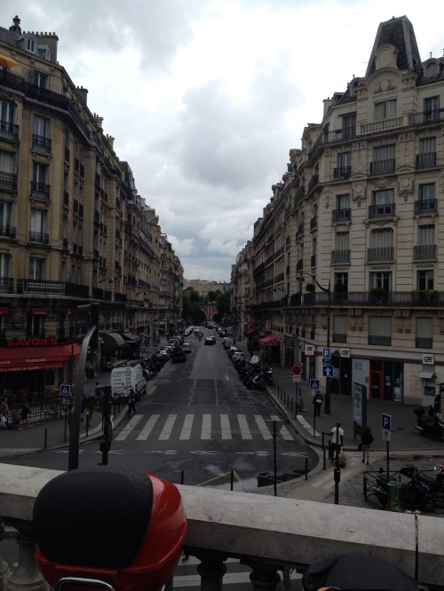 This was my view  upon exiting the Gare de Lyon metro station.