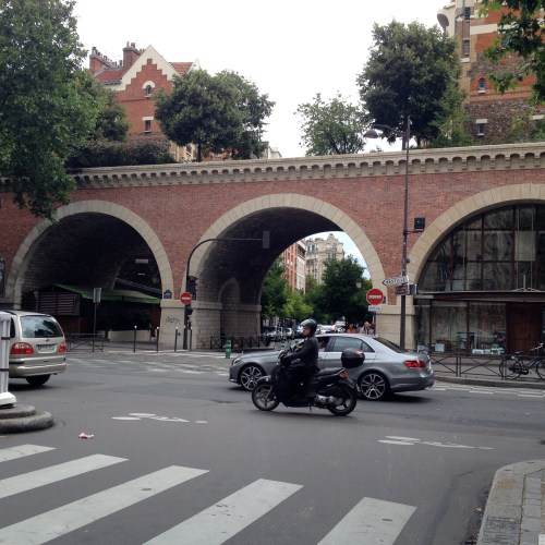 on the short walk to the market