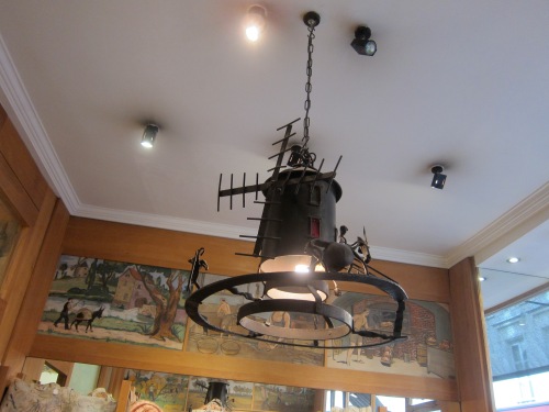 and the wind mill light fixture