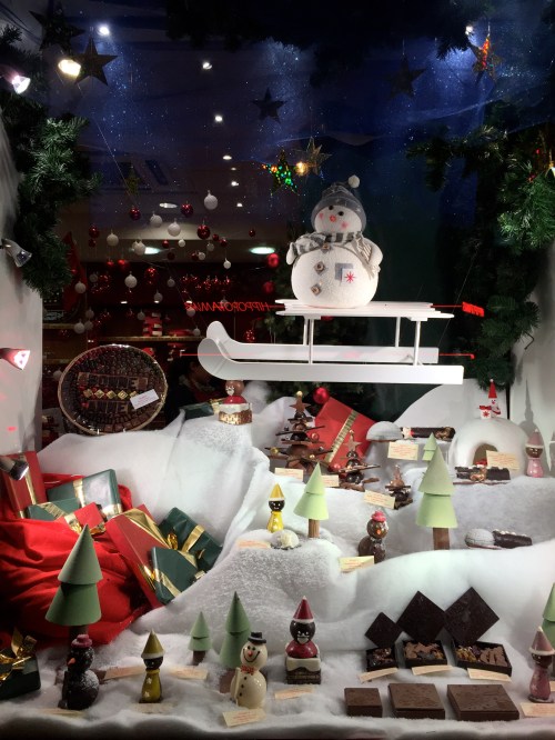 window in a chocolate shop near my apartment