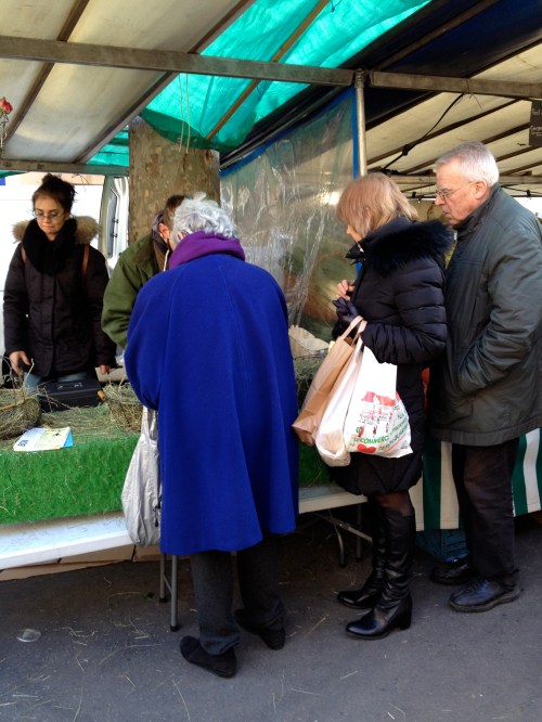These people, and many others, were happy to wait in line for these eggs.