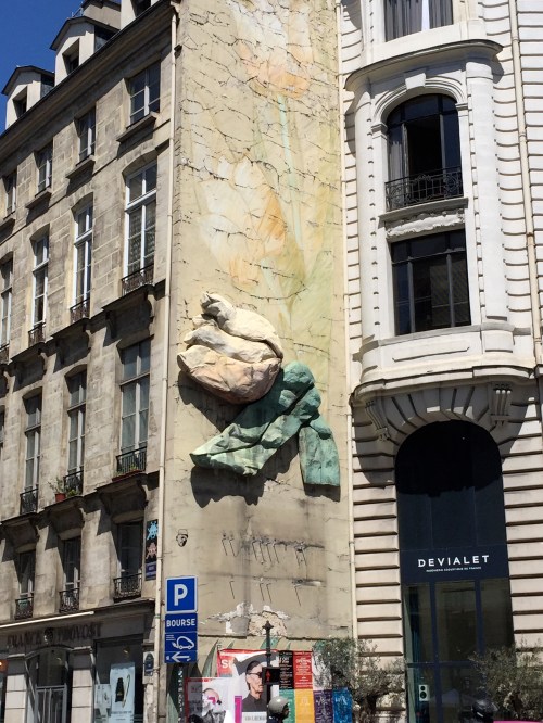 Street art that reminds me of paper mache