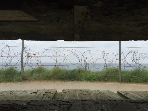 view from a bunker